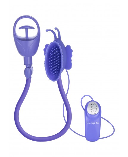 Sexy Shop Online I Trasgressivi - Pompa Vibrante Per Vagina - Butterfly Clitoral Pump Purple - California Exotic Novelties