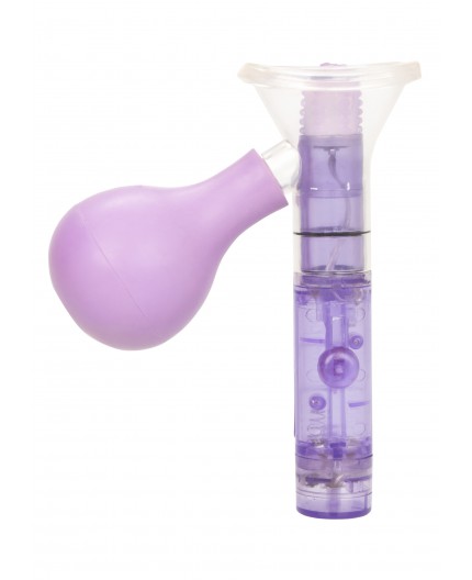 Sexy Shop Online I Trasgressivi - Pompa Vibrante Per Vagina - Mini Clitoral Pump Purple - California Exotic Novelties