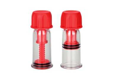 Pompe Per Capezzoli - Colt Nipple Pro Suckers Red - California Exotic Novelties