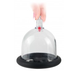 Sexy Shop Online I Trasgressivi - Pompa Vibrante Per Capezzoli - Vibrating Nipple Pleasure Cups Black - Pipedream