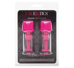 Sexy Shop Online I Trasgressivi - Pompa Per Capezzoli - Vacuum Twist Suckers Pink - California Exotic Novelties