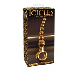 Sexy Shop Online I Trasgressivi - Plug Anale In Vetro - Icicles Gold Edition G09 - Pipedream