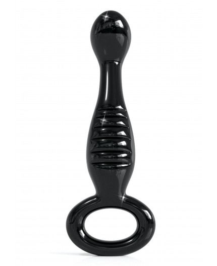 Sexy Shop Online I Trasgressivi - Plug Anale In Vetro - Icicles N.68 Black - Pipedream