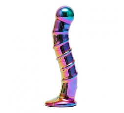 Sexy Shop Online I Trasgressivi - Dildo Anale In Vetro - Sensual Glass Nikita Multicolore - Rimba