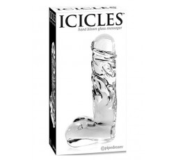 Sexy Shop Online I Trasgressivi - Fallo Realistico Dildo In Vetro - Icicles N.40 - Pipedream