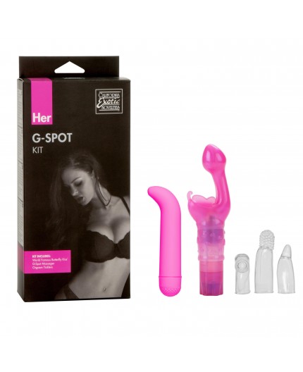 Sexy Shop Online I Trasgressivi - Kit e Set Vibrante - Her G Spot Kit - California Exotic Novelties Sexy Shop Online I Trasgressivi - Kit e Set Vibrante - Her G Spot Kit - California Exotic Novelties