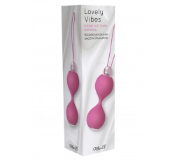 Sexy Shop Online I Trasgressivi - Palline Vaginali Vibranti - Elegant Soft Touch Love Balls Pink - Mae B