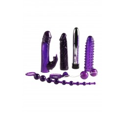 Sexy Shop Online I Trasgressivi - Kit e Set Per Coppia Vibrante - Imperial Rabbit Kit Dark Purple - Toy Joy