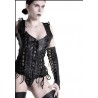 Sexy Shop Online I Trasgressivi - Abbigliamento In Pelle - Corsetto in Pelle Laced Up Corset Nero - Your Fetish World