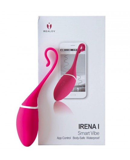 Sexy Shop Online I Trasgressivi - Sex Toy Con App - Ovulo Vibrante Wireless Irena I Smart Egg Rosa - Realov