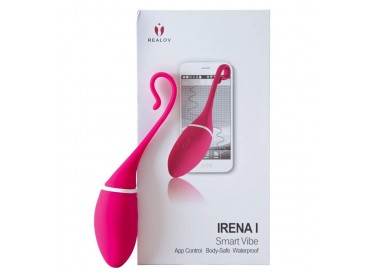 Sex Toy Con App - Ovulo Vibrante Wireless Irena I Smart Egg Rosa - Realov