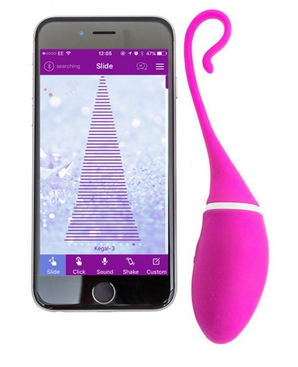 Sexy Shop Online I Trasgressivi - Sex Toy Con App - Ovulo Vibrante Wireless Irena I Smart Egg Fucsia - Realov