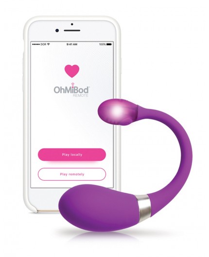 Sexy Shop Online I Trasgressivi - Sex Toy Con App - Ovulo Vibrante Wireless Esca Viola - Kiiroo OhMiBod