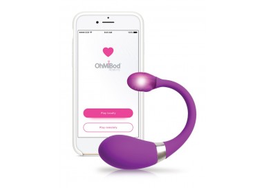 Sex Toy Con App - Ovulo Vibrante Wireless Esca Viola - Kiiroo OhMiBod