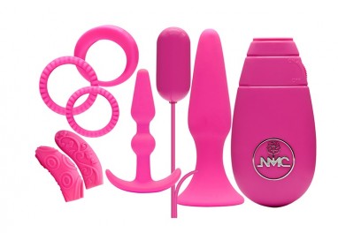 Kit e Set Vibrante - Flirty Kit Set Pink - NMC Kit e Set Vibrante - Flirty Kit Set Pink - NMC