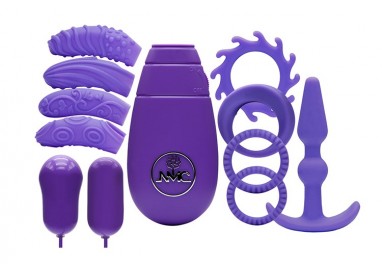 Kit e Set Vibrante - Flirty Kit Set Purple - NMC