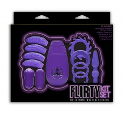 Sexy Shop Online I Trasgressivi - Kit e Set Vibrante - Flirty Kit Set Purple - NMC