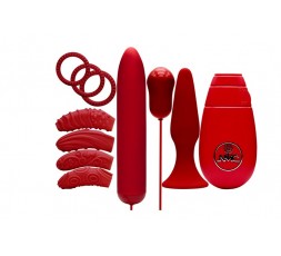 Sexy Shop Online I Trasgressivi - Kit e Set Vibrante - Flirty Kit Set Red - NMC
