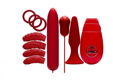 Kit e Set Vibrante - Flirty Kit Set Red - NMC