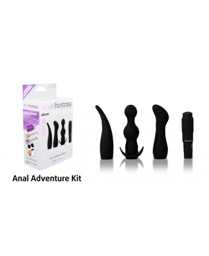 Sexy Shop Online I Trasgressivi - Kit e Set Vibrante - Anal Adventure Kit Black - Pipedream