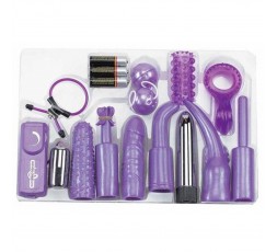 Sexy Shop Online I Trasgressivi - Kit e Set Vibrante - Dirty Dozen Sex Toy Kit Purple - Seven Creations