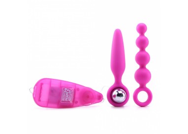 Kit e Set Vibrante - Booty Call Booty Vibro Kit Pink - California Exotic Novelties