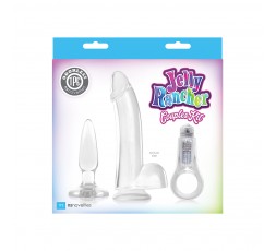 Sexy Shop Online I Trasgressivi - Kit e Set Vibrante - Jelly Rancher Couples Kit Clear - California Exotic Novelties