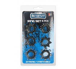 Sexy Shop Online I Trasgressivi - Kit e Set - Menzstuff 6 Pc Stretcheable Ring Set - NS Novelties