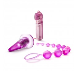 Sexy Shop Online I Trasgressivi - Kit e Set Vibrante - Quickie Kit Pink Anal - Blush Novelties