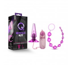 Sexy Shop Online I Trasgressivi - Kit e Set Vibrante - Quickie Kit Pink Anal - Blush Novelties