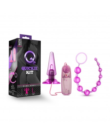 Sexy Shop Online I Trasgressivi - Kit e Set Vibrante - Quickie Kit Pink Anal - Blush Novelties