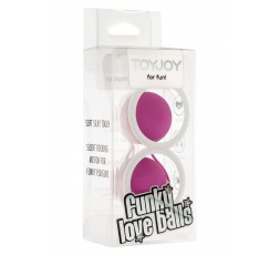 Sexy Shop Online I Trasgressivi - Palline Vaginali - Funky Love Balls Violet - Toy Joy