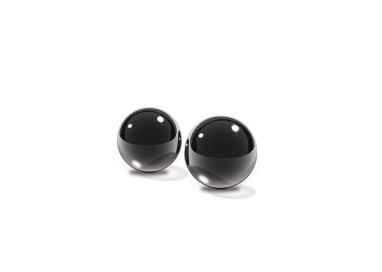 Palline Vaginali - Glass Ben Wa Balls Medium Black - Pipedream