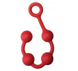 Sexy Shop Online I Trasgressivi - Palline Anali - Solid Anal Balls Silicone Red - Doc Johnson