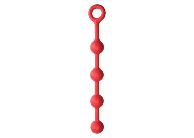 Palline Anali - Solid Anal Balls Silicone Red - Doc Johnson