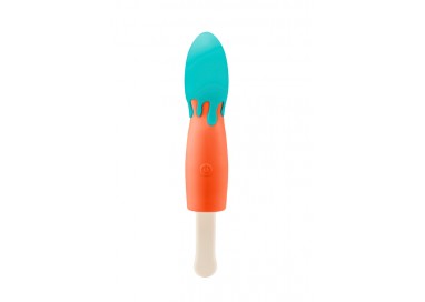 Vibratore Design - Popsicle Azzurro e Arancio - NMC