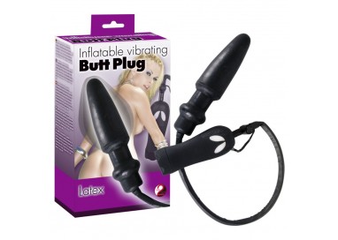 Plug Anale Gonfiabile Vibrante - Inflatable Vibrating Plug Latex - You2Toys