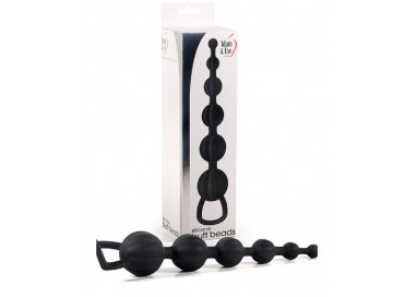 Palline Anali - Silicone Butt Beads Black - Adam & Eve