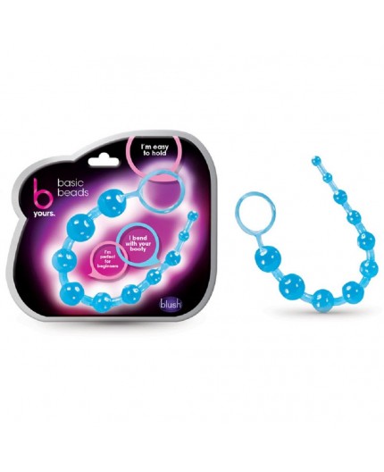Sexy Shop Online I Trasgressivi - Palline Anali - B Yours Basic Beads Blue - Blush Novelties