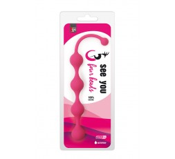 Sexy Shop Online I Trasgressivi - Palline Anali - See You Four Beads Anal Fucsia - Dream Toys