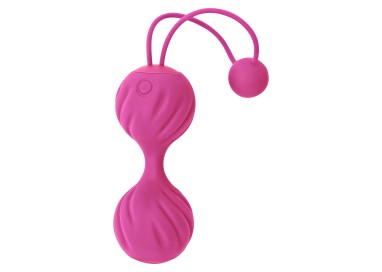 Palline Vaginali Vibranti - Desir Duo Balls Vibrating Pink - Toy Joy