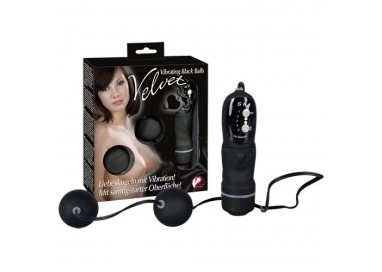 Palline Vaginali Vibranti - Velvet Vibrating Black Balls - You2Toys Palline Vaginali Vibranti - Velvet Vibrating Black Balls - You2Toys