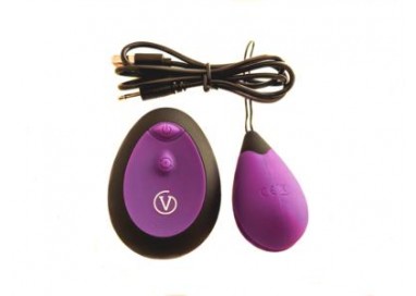 Ovulo Vibrante Wireless - Remote Control Egg Ricaricabile G1 Viola - Virgite