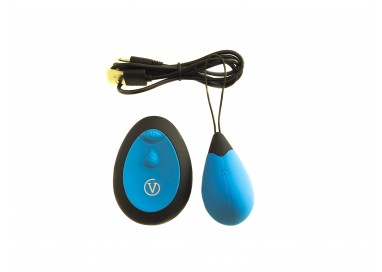 Ovulo Vibrante Wireless - Remote Control Egg Ricaricabile G1 Azzurro - Virgite