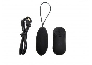 Ovulo Vibrante Wireless - Remote Control Egg Ricaricabile G3 Nero - Virgite