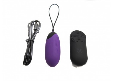 Ovulo Vibrante Wireless - Remote Control Egg Ricaricabile G3 Viola - Virgite Ovulo Vibrante Wireless - Remote Control Egg Ricaricabile G3 Viola - Virgite