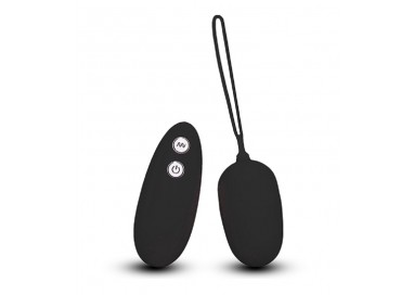 Ovulo Vibrante Wireless - Ultra Seven Remote Control Egg Black - Seven Creations