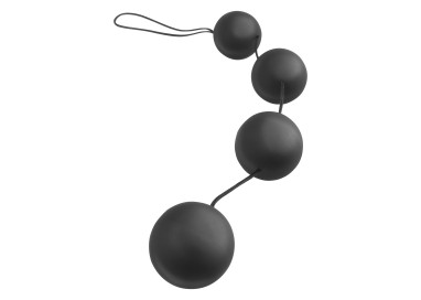 Palline Anali - Deluxe Vibro Balls Black - Pipedream