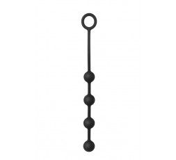 Sexy Shop Online I Trasgressivi - Palline Anali Vibranti - Vibrating Silicone Anal Beads Black - Adam & Eve