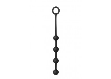 Palline Anali Vibranti - Vibrating Silicone Anal Beads Black - Adam & Eve